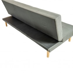Willy Sofa Bed Grey Color Fabric Colet 09 Polyester
