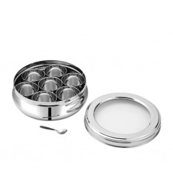 Kraft MDBSL 2.85L Belly Shape Large Masala Dabba