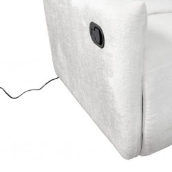 Laura Sofa 1 Seater in White Fab