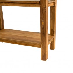 Dawson Bookcase Cabinet Natural Teak