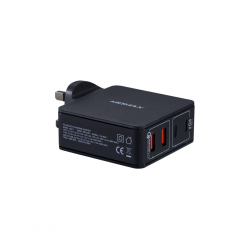 Momax ONGPlug 4-Port Fast Charger Black