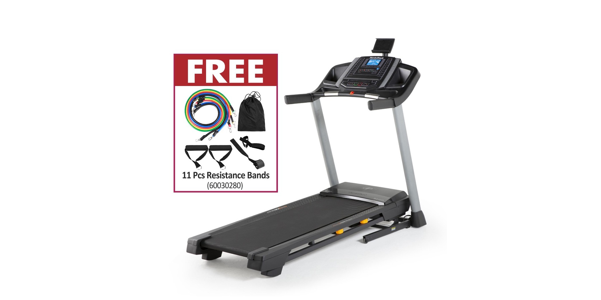 NordicTrack S30 Treadmill & Free 11Pcs Resistance Bands