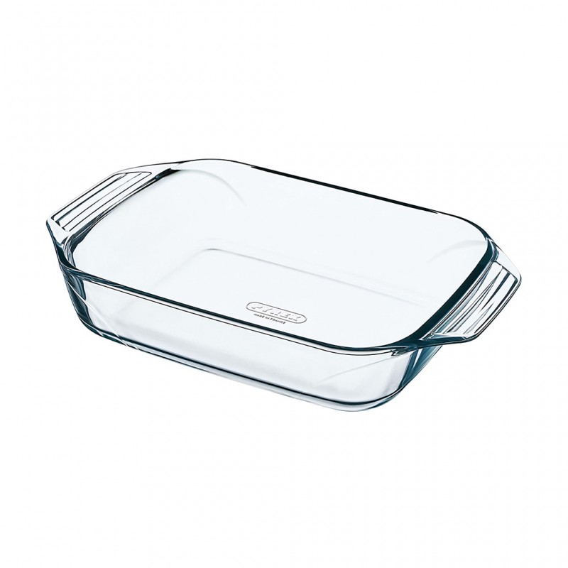 Pyrex Glass 3.1L Rectangle Roaster 35x23 "O" Pyrex Glass 3.1L Rectangle Roaster 35x23 "O"