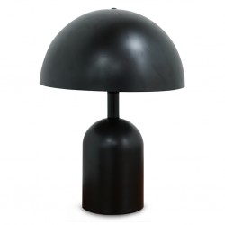 Night Glaze Table Lamp Matt Satin Black 42x32x13cm