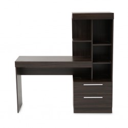 Ottawa Office Table Malbec Trend PB 2 Drws/Shelves