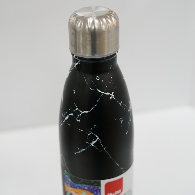 Ibili 758450E Black Marble 500ml Thermo Bottle Double Wall Ibili 758450E Black Marble 500ml Thermo Bottle Double Wall