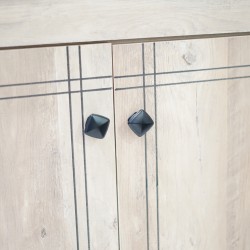Axiss Shoe Rack 3 Drs Summer Oak Particle Board