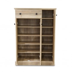 Axiss Shoe Rack 3 Drs Summer Oak Particle Board