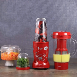 Wonderchef WON247 CKM Red 4 Jars  Nutriblend 63152746