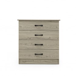 Preston 4 Dr Drawer Chest Sand Ash Plywood
