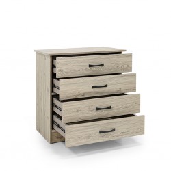 Preston 4 Dr Drawer Chest Sand Ash Plywood