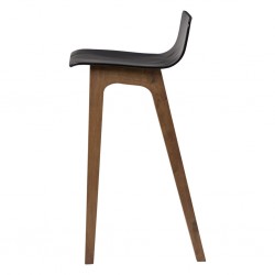 Ava Lowback Bar Chair Cocoa/Ebony Color