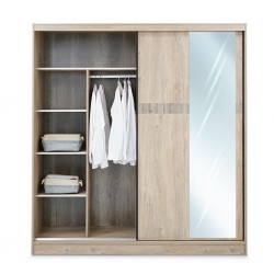 Bayside Wardrobe Sliding Doors Oak