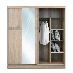 Bayside Wardrobe Sliding Doors Oak