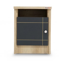 Allegra Bedroom Set 180x200cm Summer Oak+D.Grey PB