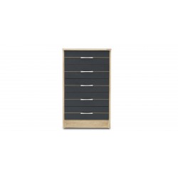 Allegra Bedroom Set 180x200cm Summer Oak+D.Grey PB