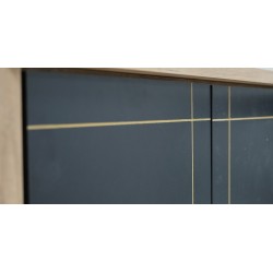 Allegra Bedroom Set 180x200cm Summer Oak+D.Grey PB