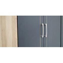 Allegra Bedroom Set 180x200cm Summer Oak+D.Grey PB