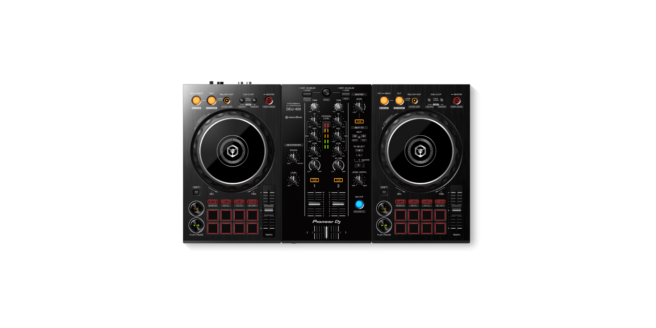 Pioneer DDJ-400 2-channel DJ Controller For Rekord