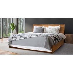 Rotterdam Bed 150x190 cm MDF Applewood