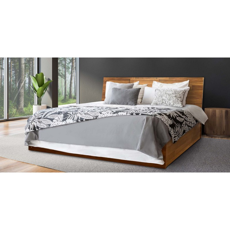 Rotterdam Bed 150x190 cm MDF Applewood