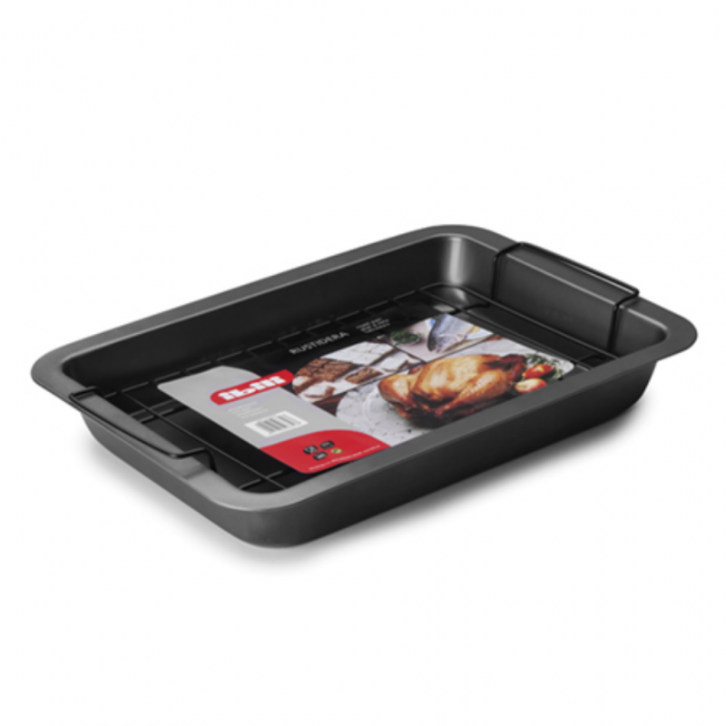 Ibili 828637-IB 37.5 x 27x5.5cm Roast Pan With Grill "O" Ibili 828637-IB 37.5 x 27x5.5cm Roast Pan With Grill "O"