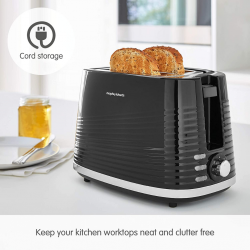Morphy Richards 220026 Dune 2 Slice Black Toaster Plastic