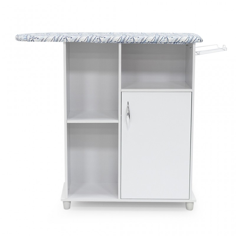 Florence Ironing Table White 1Door/3Tiers