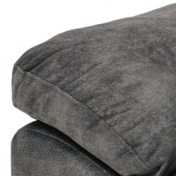 Maurizio 3 Seater Brown Saddle Col Fabric