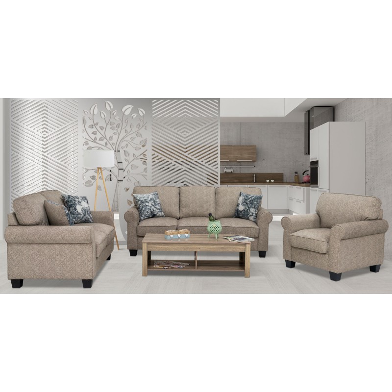 Brooklyn Sofa 3+2+1 BST Pewter