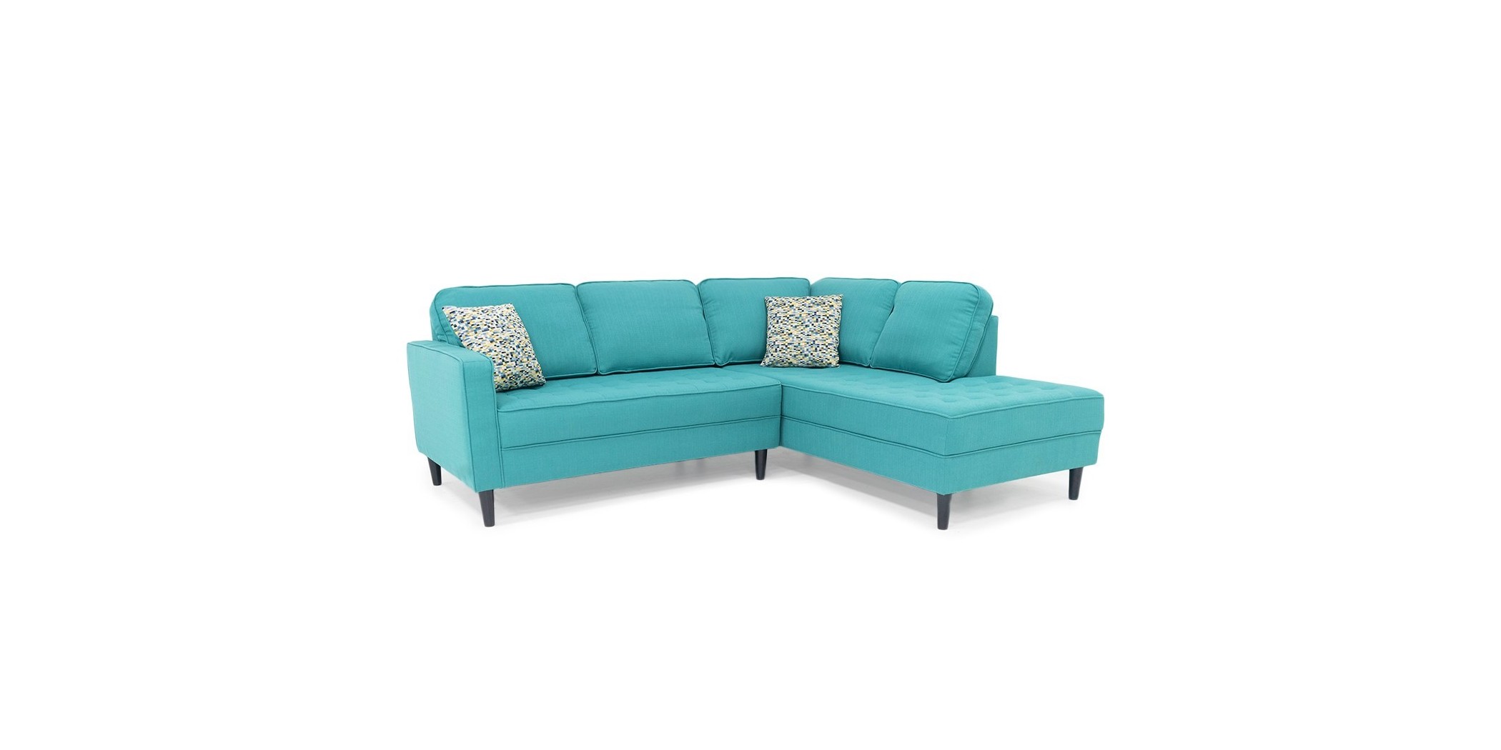 Cove Sofa Corner LAF LVST+RAF Chaise Blue Teal