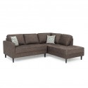 Cove Sofa Corner RAF Chaise+LAF LVST Brown Java