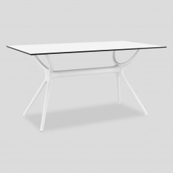 Siesta Air Table Top & Air Leg White 80x140cm