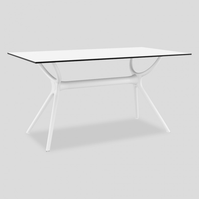 Siesta Air Table Top & Air Leg White 80x140cm