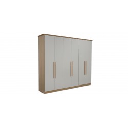 Vigo Bedroom Set 180x200 cm Nature/Grey Color