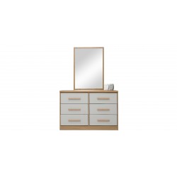 Vigo Bedroom Set 180x200 cm Nature/Grey Color