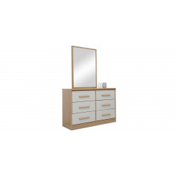 Vigo Bedroom Set 180x200 cm Nature/Grey Color