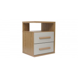 Vigo Bedroom Set 180x200 cm Nature/Grey Color