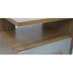 Vigo Bedroom Set 180x200 cm Nature/Grey Color