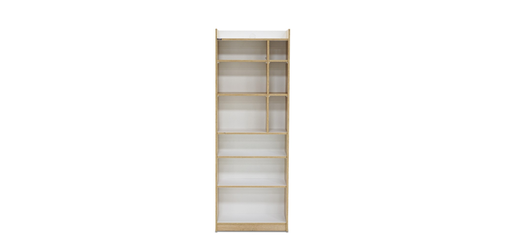 Plus Bookshelf With 9 Sections Sonoma/White Color
