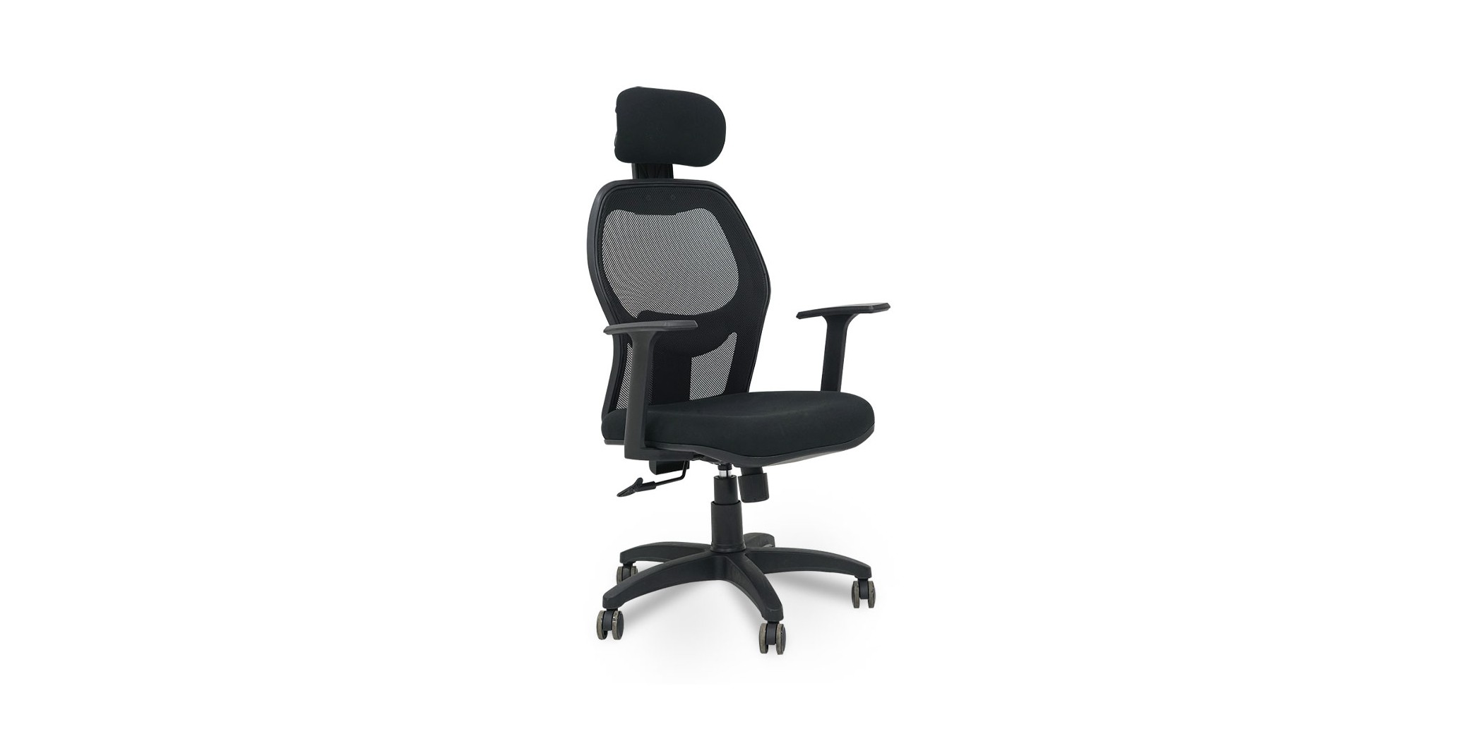 Furmax High Back Office Chair Black With Armrest