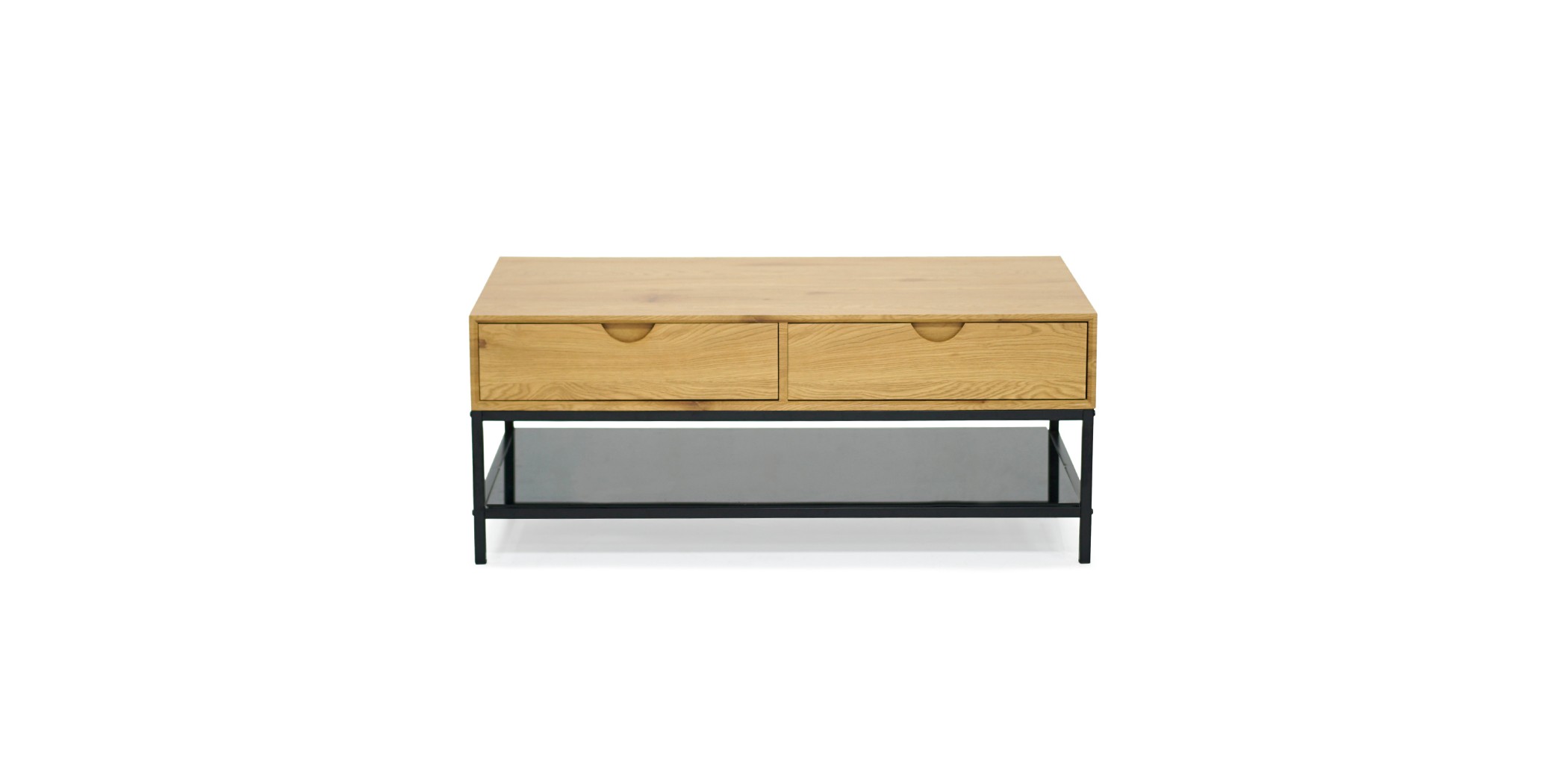 Eryn Coffee Table MDF / Glass Shelf