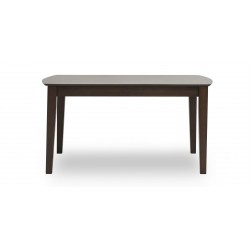 Oakland Table and 6 Chairs in Rubberwood Black PU