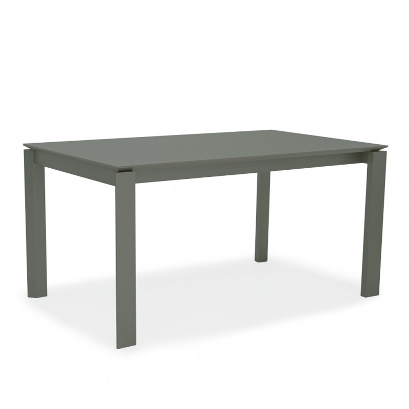 Elwood Dining Table Metalic/Taupe Grey Color
