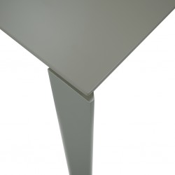 Elwood Dining Table Metalic/Taupe Grey Color