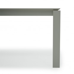 Elwood Dining Table Metalic/Taupe Grey Color