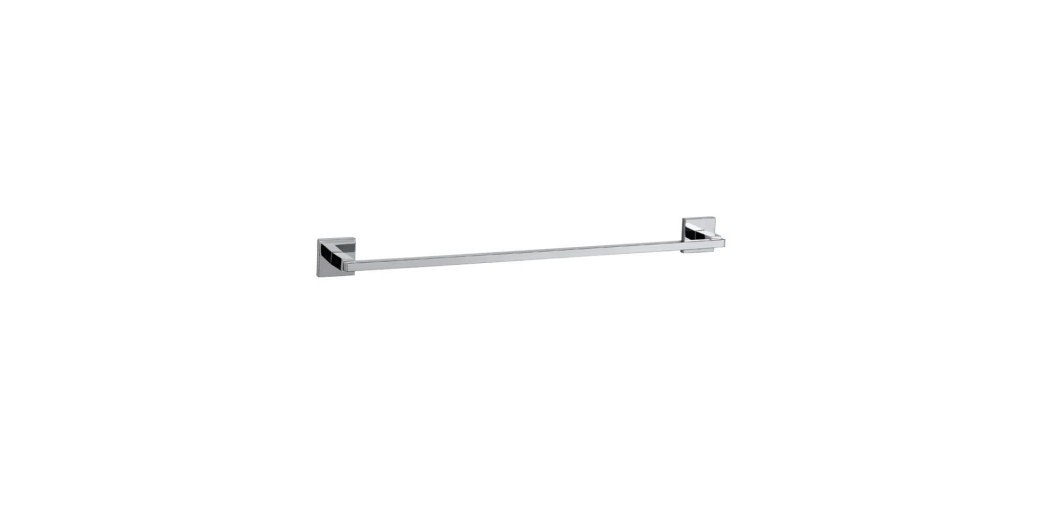 Jaquar Kubix Single Towel Rail 600mm Long AKPCHR35711PS