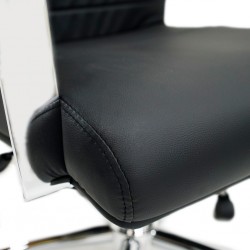 Stellar Dahlia High Back PU Chair Black