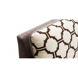 Wenlo 3+2+1 Brown W/Beige & Brown Pattern