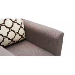 Wenlo 3+2+1 Brown W/Beige & Brown Pattern